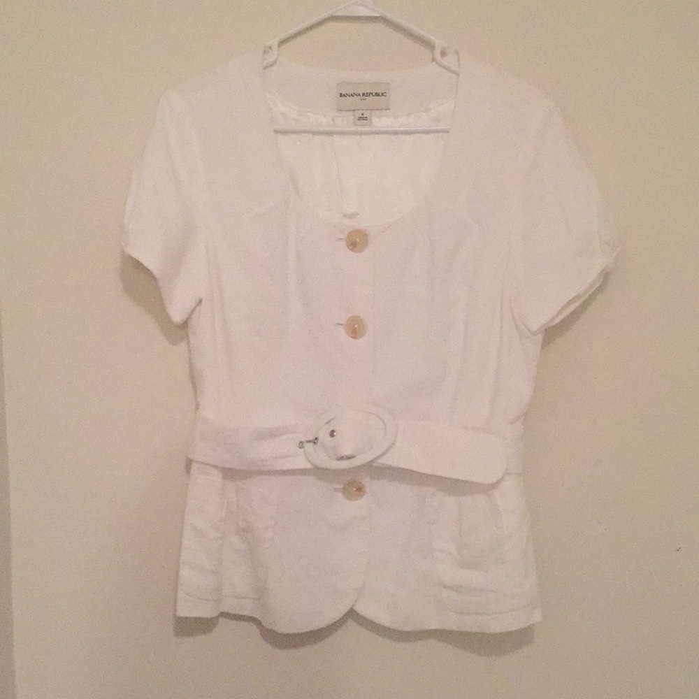 Banana Republic Short Sleeve Blouse